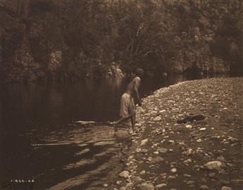 CURTIS, EDWARD S. (1868-1952) Prayer to the Sun, Hopi * Bathing Pool-Apache * Women of the Desert * Homeward.